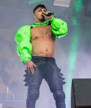 This is the Avatar Image for the Käärijä (Finnish Rapper) AI Voice and Text to Speech Generator